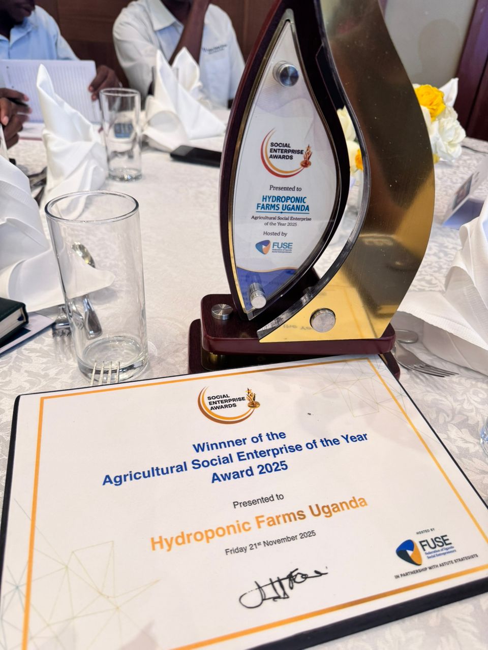 Hydroponics Team Photo